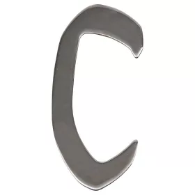 Modern acél házszám, C, csomag, 60 db