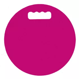 Gyerek kerti térdelőpárna, pink, 28 cm átmérőjű