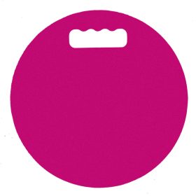 Gyerek kerti térdelőpárna, pink, 28 cm átmérőjű