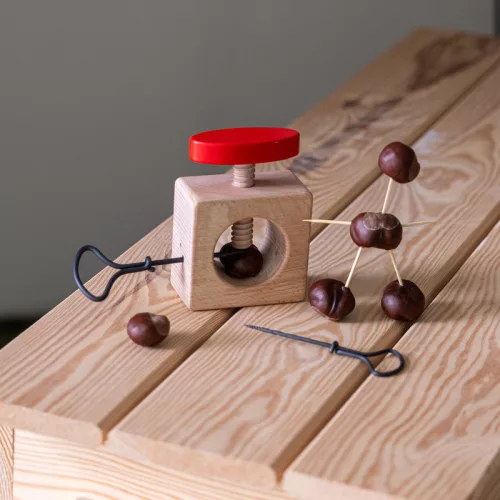Gesztenyefigura készítő szett, DIY, csomag,  24 db