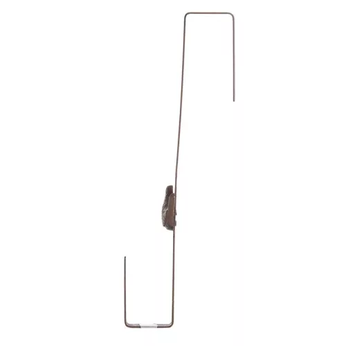 Öntöttvas ajtódísz akasztó, madár dísszel, 35,5 cm, csomag, 12 db