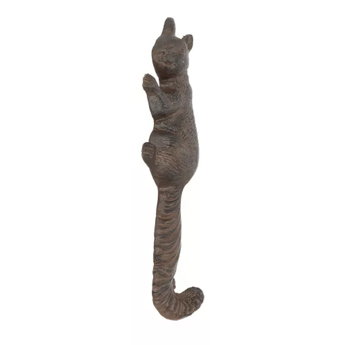 Öntöttvas mókus akasztó, 22 cm, csomag, 24 db
