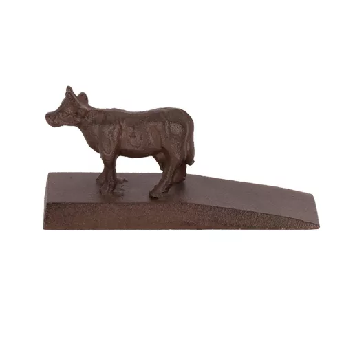 Öntöttvas ajtókitámasztó ék, bocis, 13 x 6 cm, csomag, 24 db