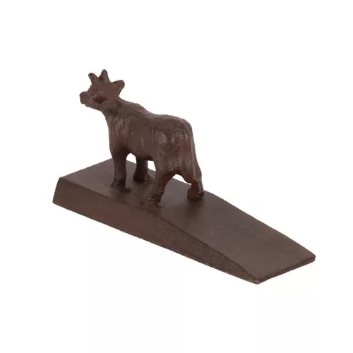 Öntöttvas ajtókitámasztó ék, bocis, 13 x 6 cm, csomag, 24 db