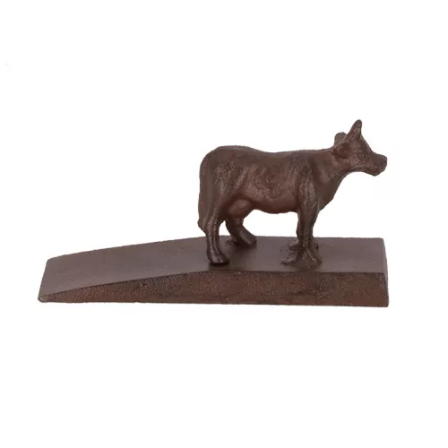 Öntöttvas ajtókitámasztó ék, bocis, 13 x 6 cm, csomag, 24 db