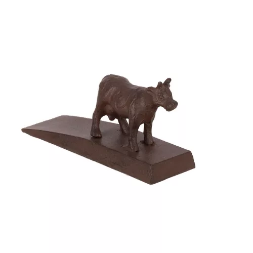 Öntöttvas ajtókitámasztó ék, bocis, 13 x 6 cm, csomag, 24 db