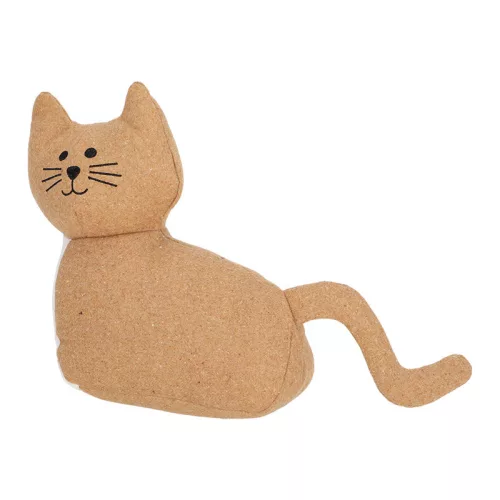 Macskás szövet ajtókitámasztó, 2 féle, 1,3 kg, csomag,  6 db