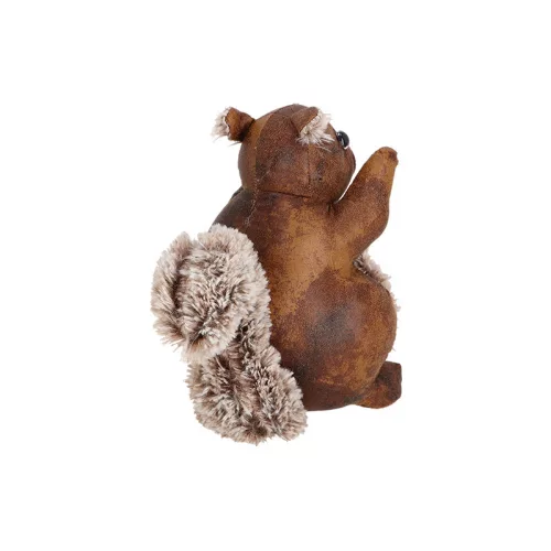 Erdei állatos bőr ajtókitámasztó, mókus, 1,5 kg