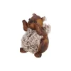 Erdei állatos bőr ajtókitámasztó, 3 féle, 1,5 kg, csomag,  6 db