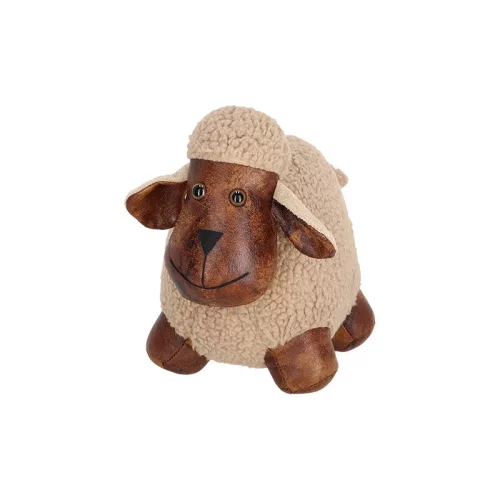 Háziállatos bőr ajtókitámasztó, 3 féle, 1,5 kg, csomag,  6 db
