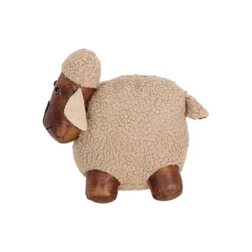 Háziállatos bőr ajtókitámasztó, 3 féle, 1,5 kg, csomag,  6 db