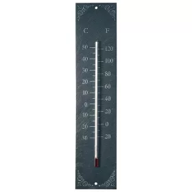   Pala hőmérő, fehér motívummal, szürke, 45 cm, csomag, 6 db