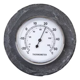   Hőmérő pala táblában, szürke, 10 cm átmérőjű, csomag, 6 db