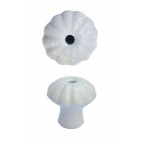 Közepes porcelán bútorgomb, fogantyú