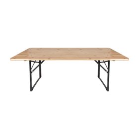 Gyerek fa sörasztal, 110 x 54 cm, csomag, 6 db