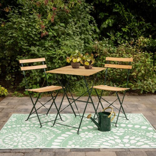 Francia stílusú összecsukható bisztró fa szék