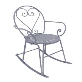 Francia stílusú, kovácsolt vas karfás hintaszék , 92 cm, csomag, 2 db