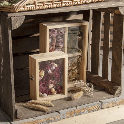 Szárított virág tartó, 15 x 19 cm