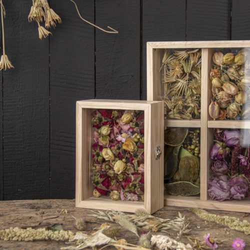 Szárított virág tartó, 15 x 19 cm