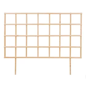   Fából készült magaságyás lugas, natúr,118 cm, csomag, 2 db