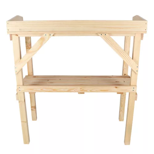 Fa ültetőasztal, 82 cm, csomag, 4 db
