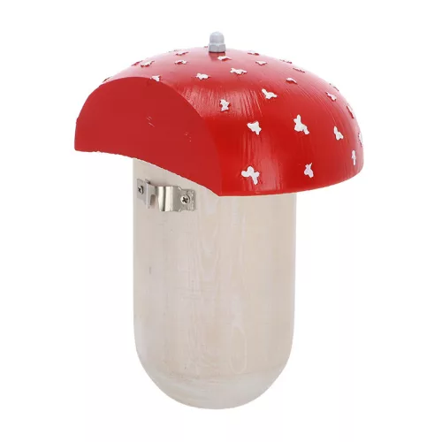 Légyölő galócás fa madárház, fára szerelhető, 23 cm, csomag, 6 db