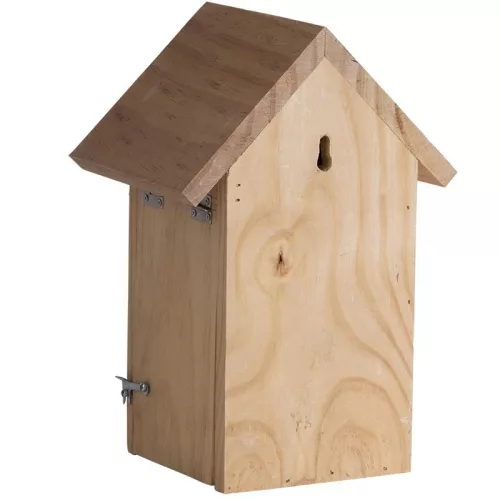 Fa madárház kék cinege mintával, 26 cm, csomag, 8 db