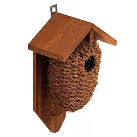 Madárház kókuszrostból, 26 cm, csomag, 12 db