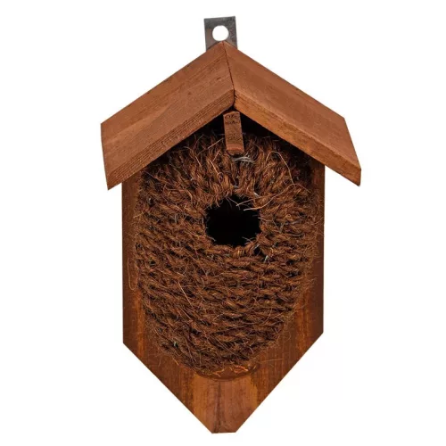 Madárház kókuszrostból, 26 cm, csomag, 12 db