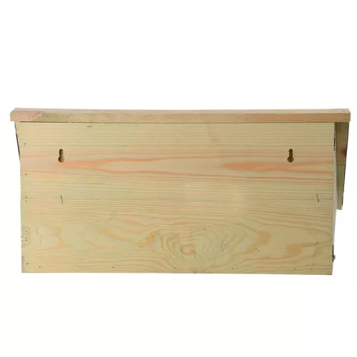 Fa fecskeház, sarlófecske odú, cink tetővel, 49,5 cm, csomag, 4 db