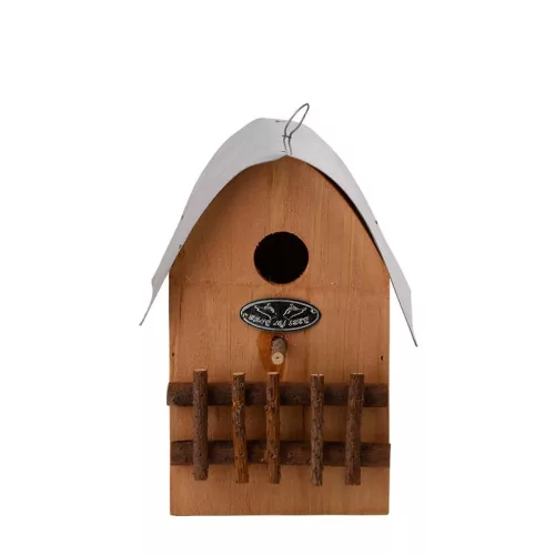 Felakasztható madárház, 20 cm, 3 féle, csomag, 6 db