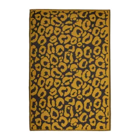  Leopárd mintás kétoldalú kültéri szőnyeg, 242 x 150 cm, csomag, 6 db