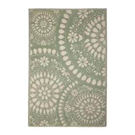   Mandala mintás kétoldalú kültéri szőnyeg, 182 x 121 cm, csomag, 6 db