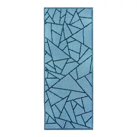   Absztrakt mintás kétoldalú kültéri szőnyeg, 120 x 60 cm, csomag, 6 db