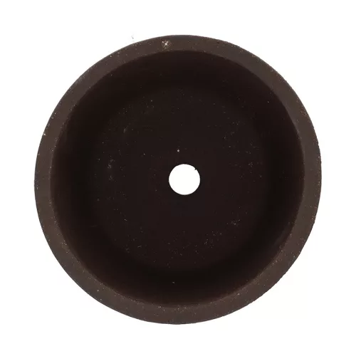 Terrakotta virágcserép, sötétbarna, 15 cm átmérőjű, csomag, 12 db