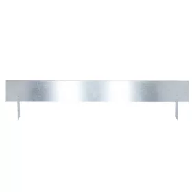   Leszúrható cink ágyásszegély, gyepszegély, 100 x 22 cm, csomag, 12 db