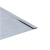 Leszúrható cink ágyásszegély, gyepszegély, 100 x 35 cm, csomag, 12 db