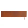 Leszúrható corten acél ágyásszegély, gyepszegély, 100 x 35 cm, csomag, 12 db