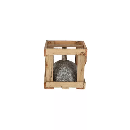 Gránit napernyő talp, világosszürke, 25 cm átmérőjű, 11 kg, csomag, 6 db