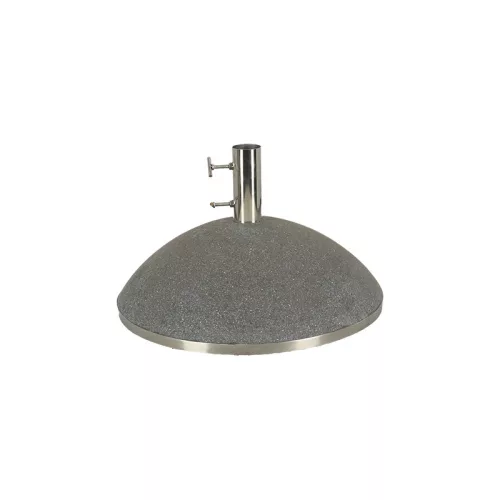 Gránit napernyő talp, sötétszürke, 50 cm átmérőjű, 44 kg, csomag, 2 db