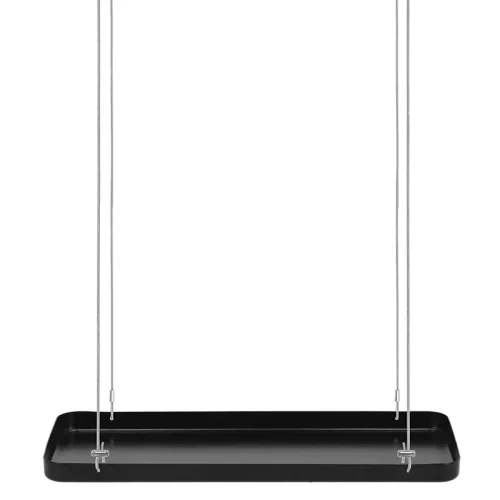 Függő dekoratív fém tálca, 2 féle, 38 x 15 cm, csomag, 12 db