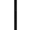 Teleszkópos virágtartó állvány 3 tálcával, fekete, 180 cm