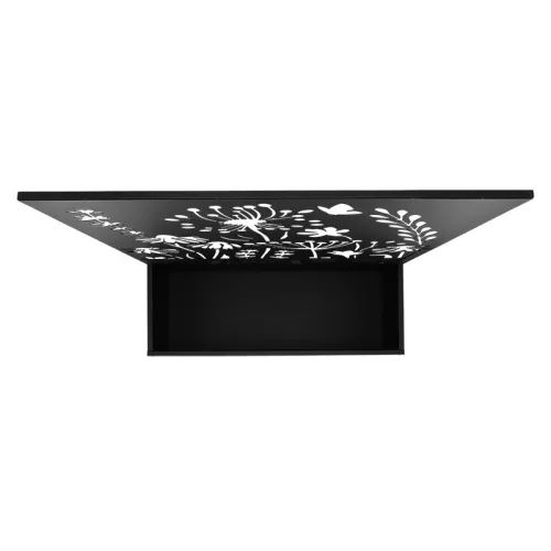 Lézervágott fém virágláda és térelválasztó , virág mintás, 100 x 140 cm