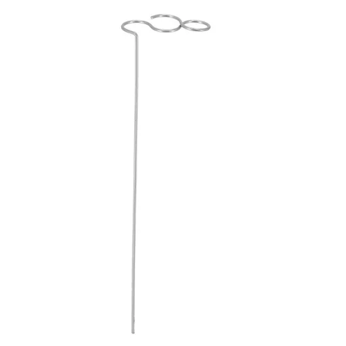 Fémből készült orchidea és virágtámasz, 2 féle, csomag, 48 db