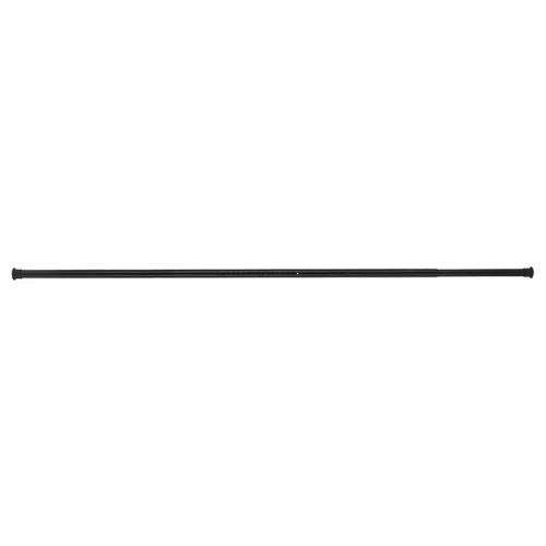 Felszerelhető teleszkópos dekorációs rúd, fekete, 108-216 cm, csomag, 6 db