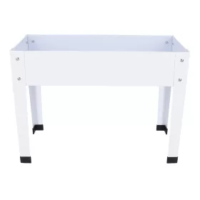 Fém magaságyás, fehér, 62 cm ,csomag, 4 db