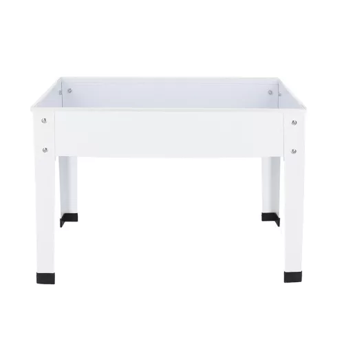 Fém magaságyás, fehér, 62 cm ,csomag, 4 db