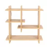 Beltéri falra szerelhető bambusz  polc, 35 x 15 x 35 cm, csomag,  4 db
