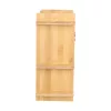 Beltéri falra szerelhető bambusz  polc, 35 x 15 x 35 cm, csomag,  4 db
