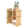 Beltéri falra szerelhető bambusz  polc, 35 x 15 x 35 cm, csomag,  4 db
